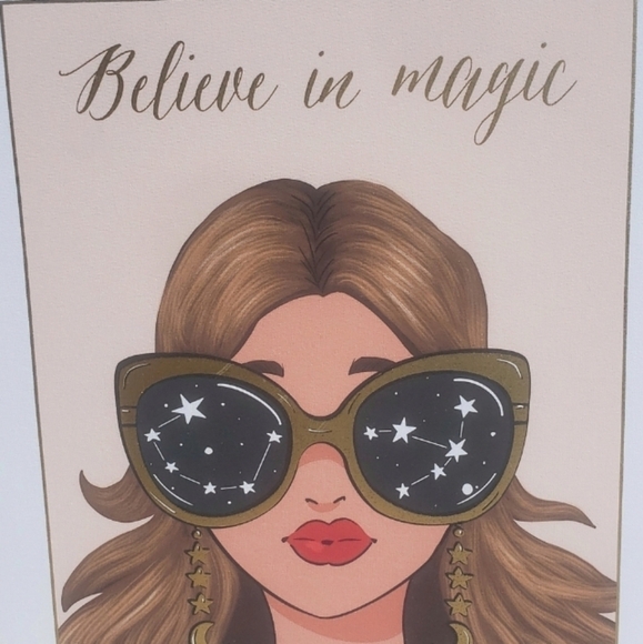 NEW! COLLEEN KARIS Believe In Magic Framed Wall Art. - Picture 2 of 4